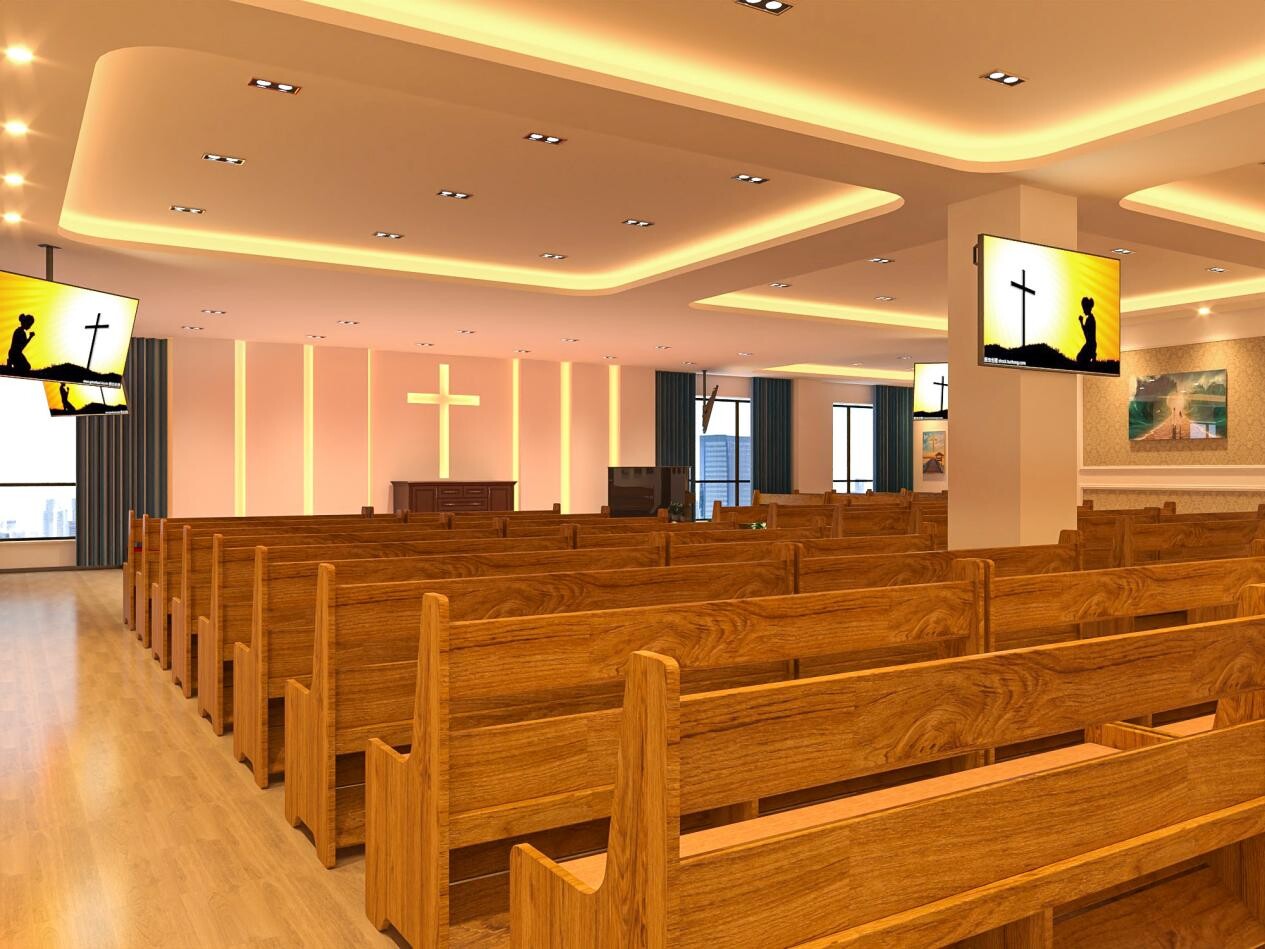 喜报！我司（大连普乐士）成功中标大连解放路葵英街基督教教会 聚会点装修工程