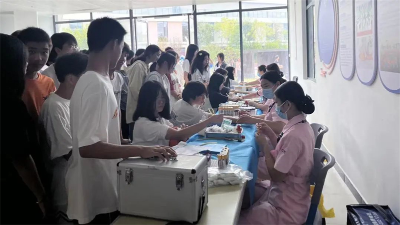 新闻速递|我校圆满完成2023年学生入学体检工作