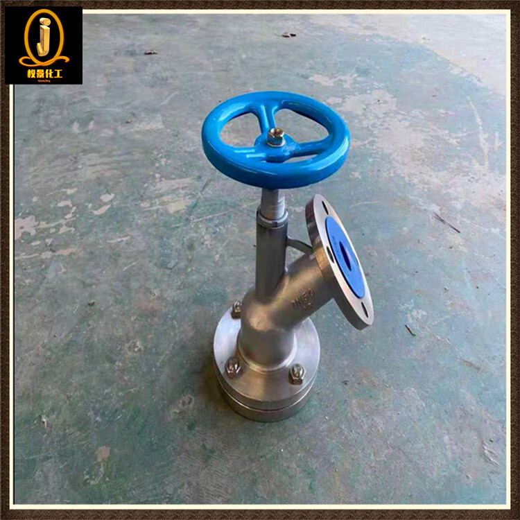 下展示搪瓷放料阀