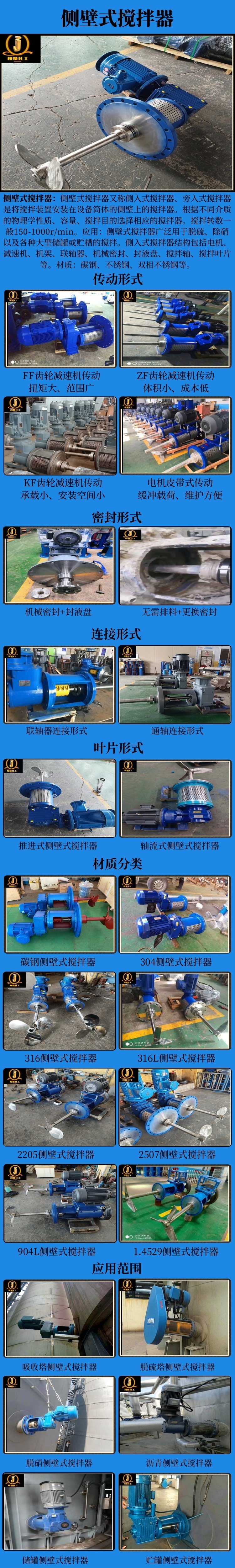 网站侧壁式搅拌器