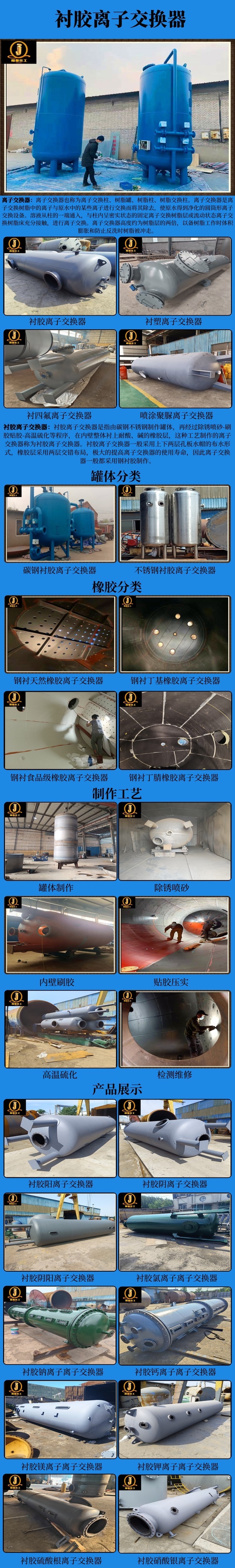 网站衬胶离子交换器