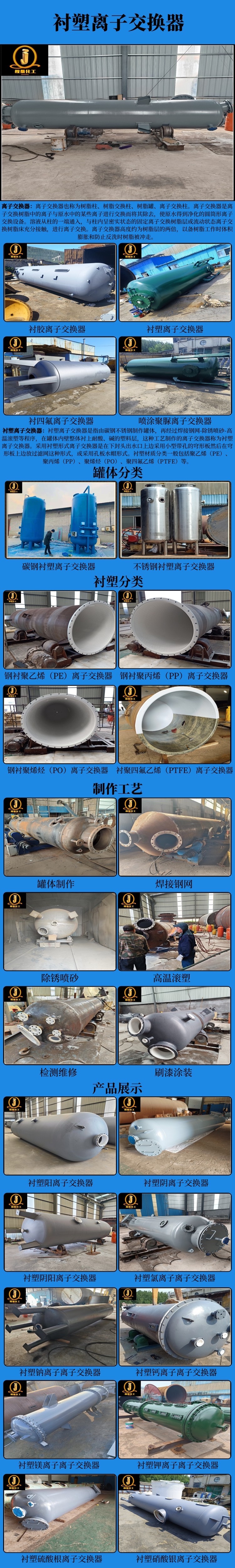 网站衬塑离子交换器