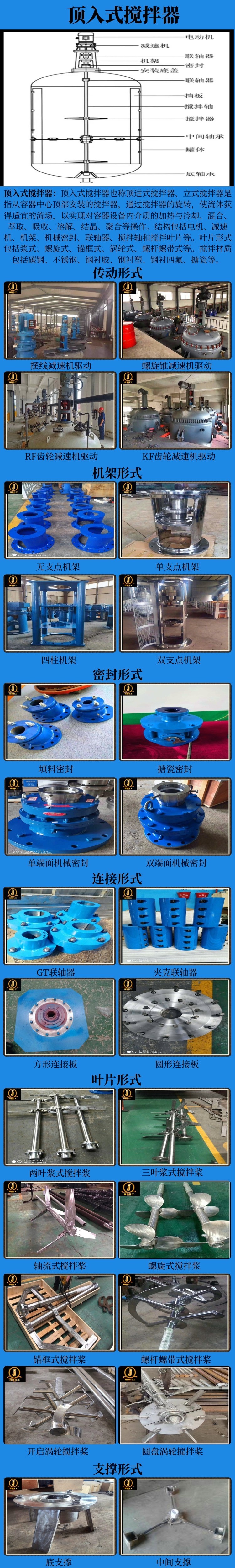 网站顶入式搅拌器