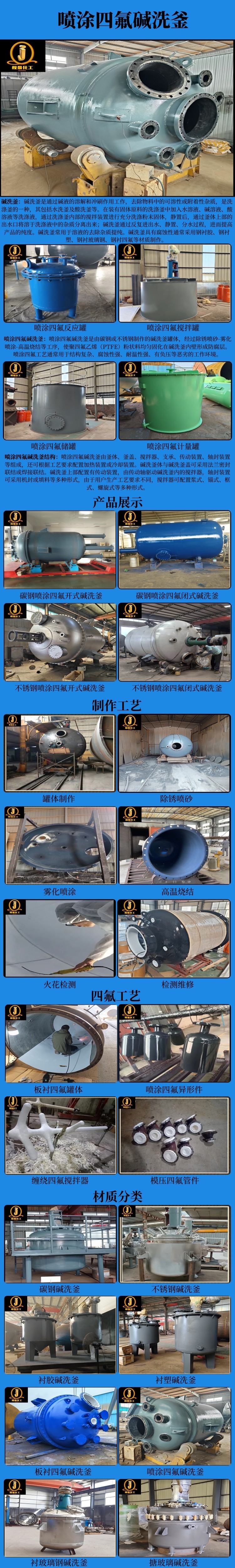 网站喷涂四氟碱洗釜