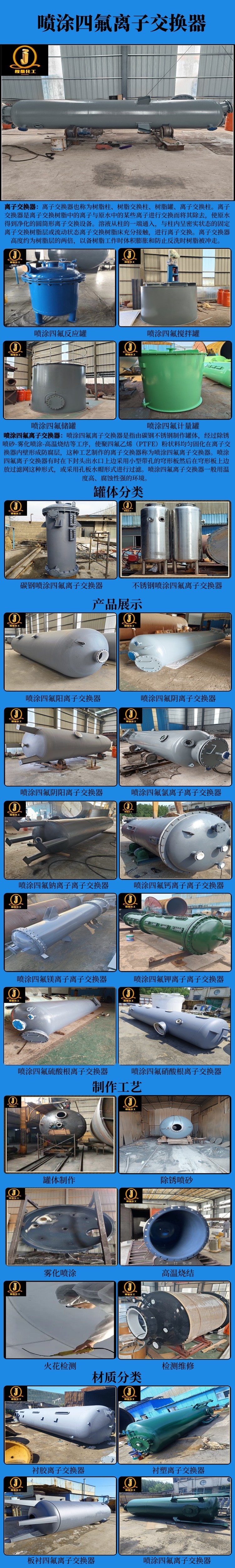 网站喷涂四氟离子交换器