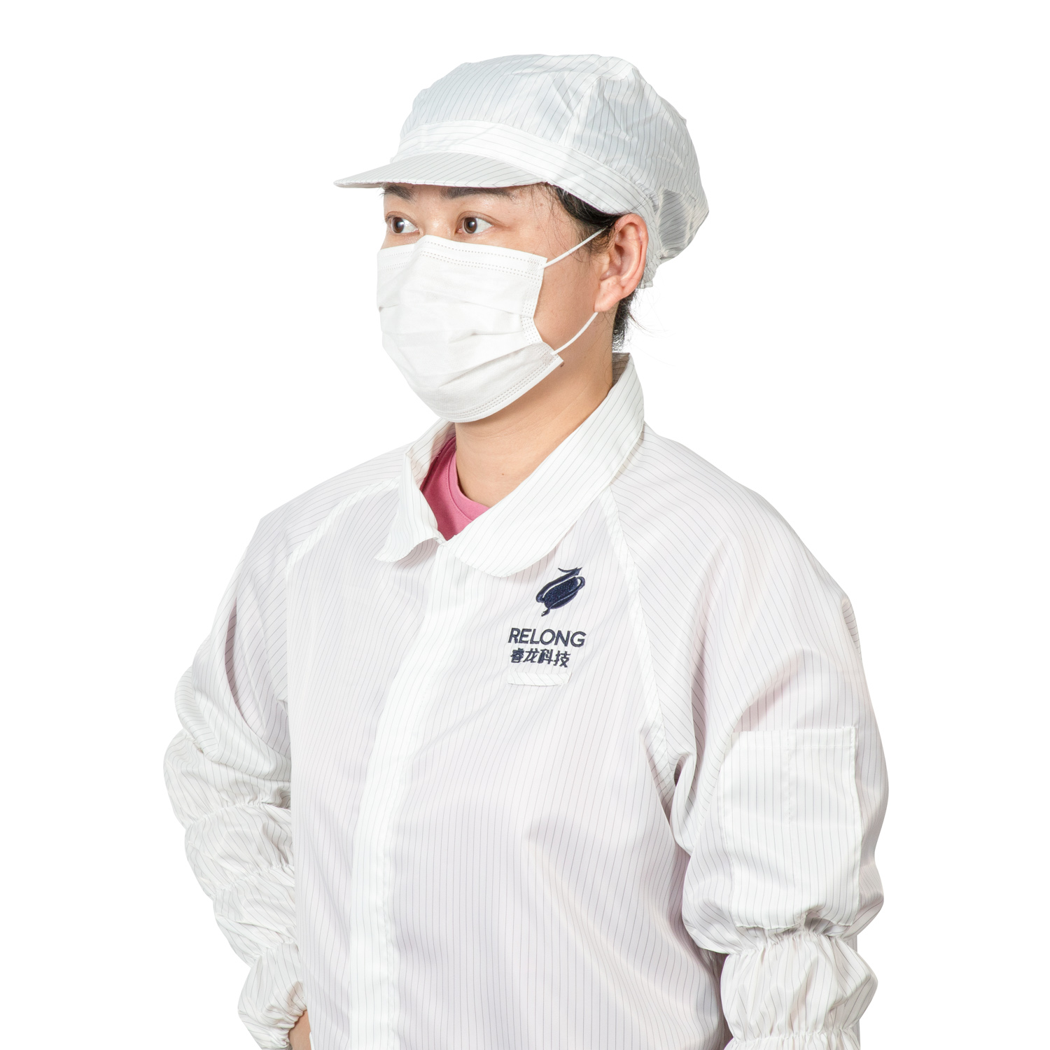 网格防静电无尘女工帽