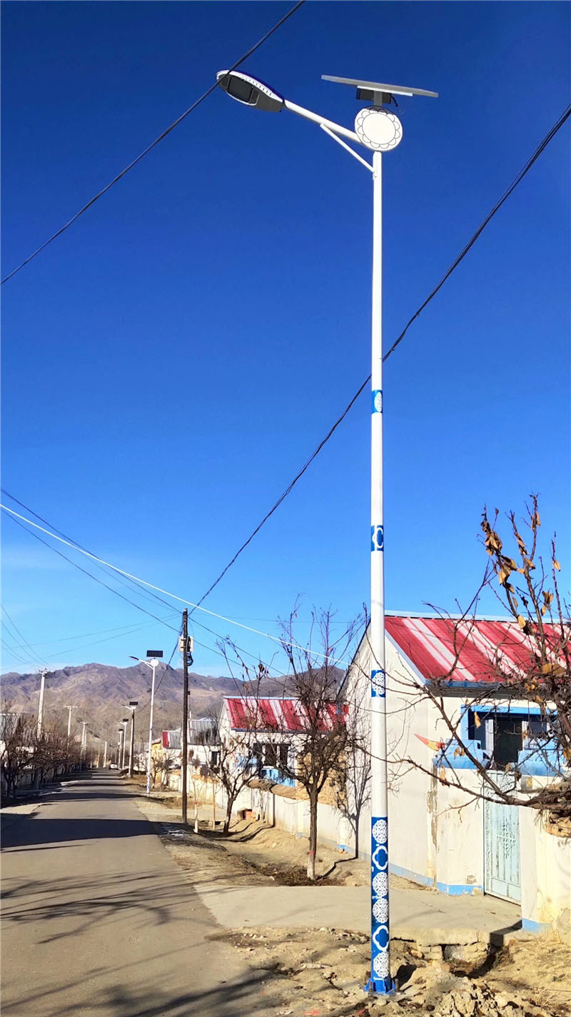 8米特色民族風太陽能路燈
