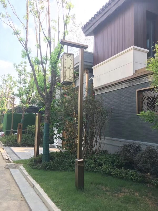 3.8米園林拉絲路燈