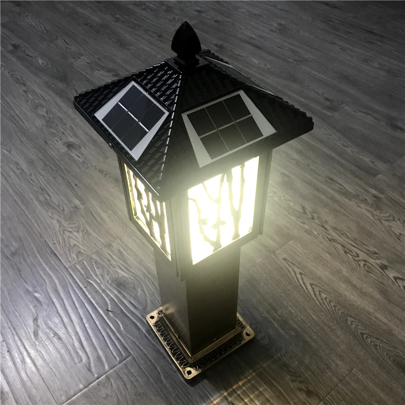 仿古太陽能草坪燈