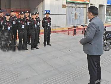 惡劣天氣，項(xiàng)目經(jīng)理迅速部署安保工作