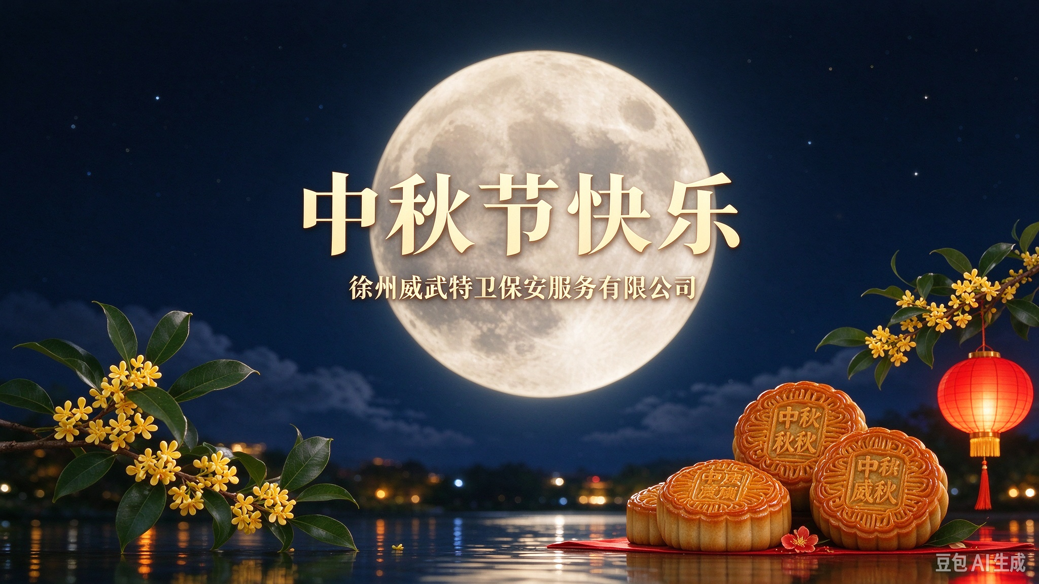 徐州威武特卫保安服务有限公司祝您中秋节快乐！