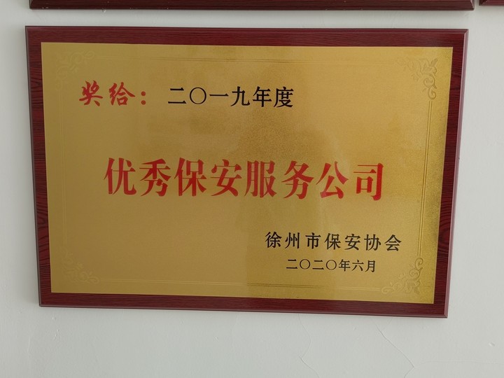 优秀保安服务公司2019季度