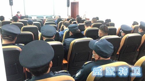 威武特衛(wèi)駐項目部消防知識培訓