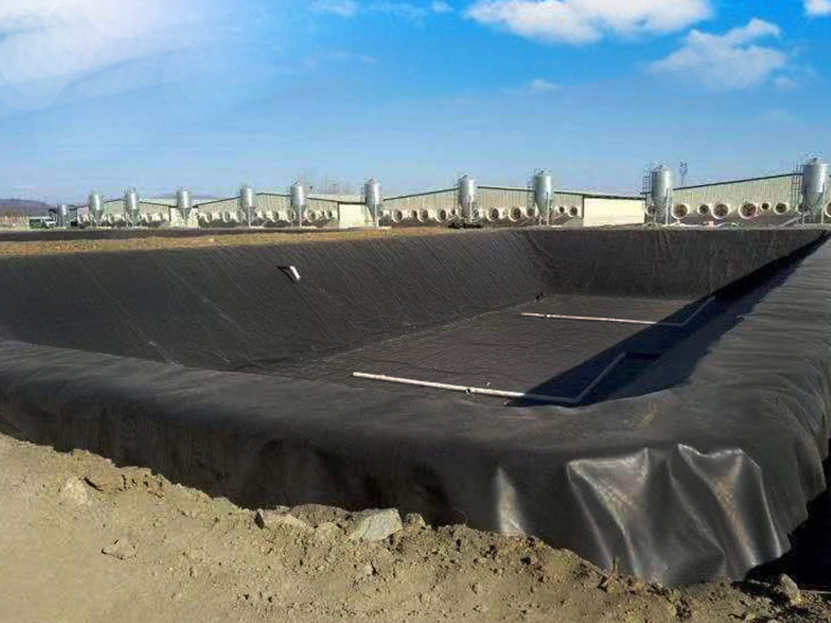 养殖场黑膜沼气池的优势