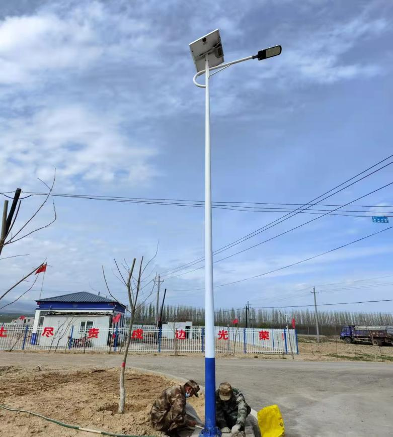新疆霍爾果斯邊防路燈項(xiàng)目