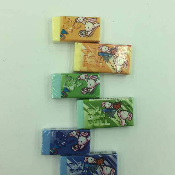 加彩小学生最爱橡皮擦批发