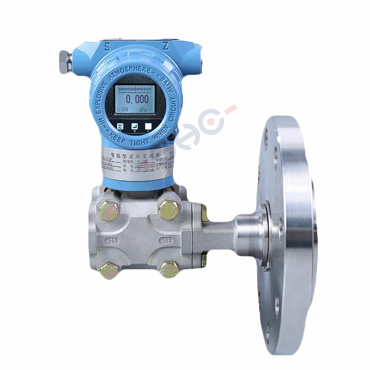 国产电容式压力变送器BST6800-WD法兰安装数显变送器智能差压变送器