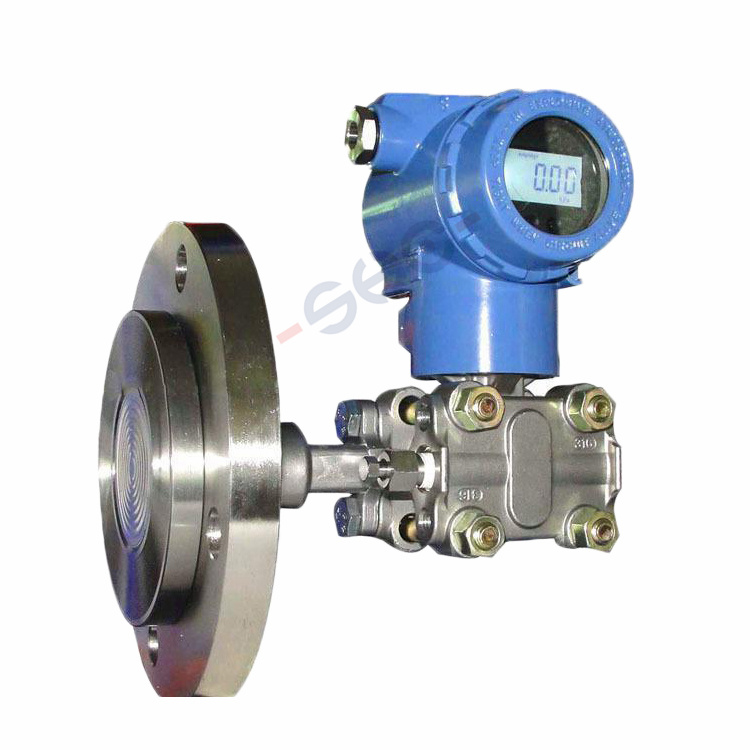 国产电容式压力变送器BST6800-WD法兰安装数显变送器智能差压变送器