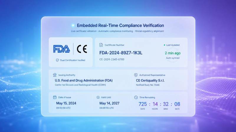 美国FDA新规5月15日生效：B2B官网须嵌入实时合规验证模块
