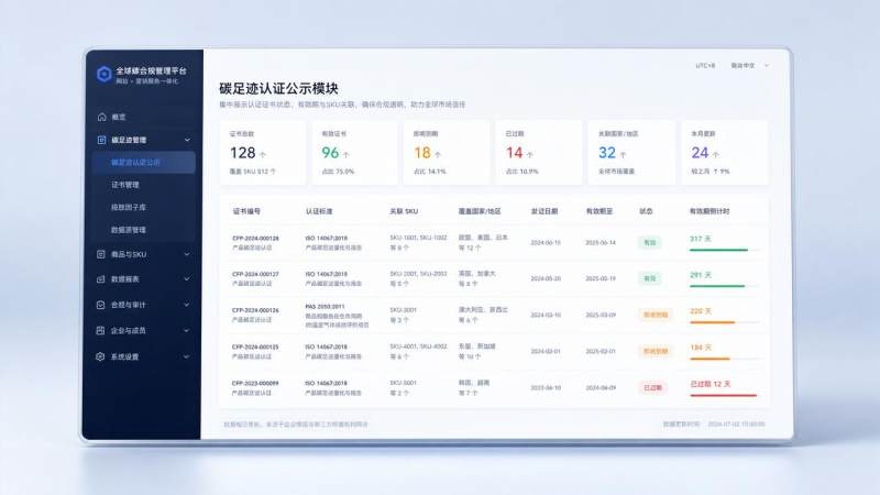 沙特SASO新规：官网须公示中国供应商碳足迹认证