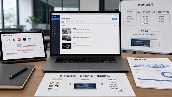 多平台分发解决方案适合哪些企业？官网、社媒与广告协同逻辑解析