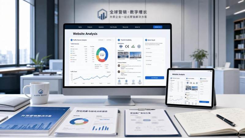 外贸网站没有询盘怎么办？先排查流量质量、页面信任感和表单路径