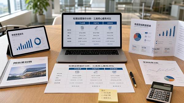 社媒运营报价一般怎么收？按平台、内容量还是投放目标计费
