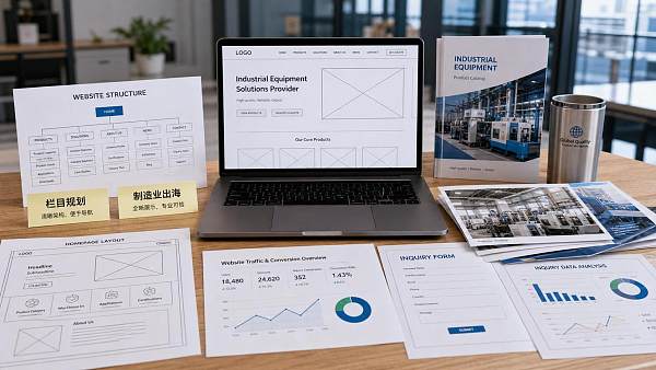外贸官网建设制造业企业怎么做？栏目规划与询盘转化思路详解