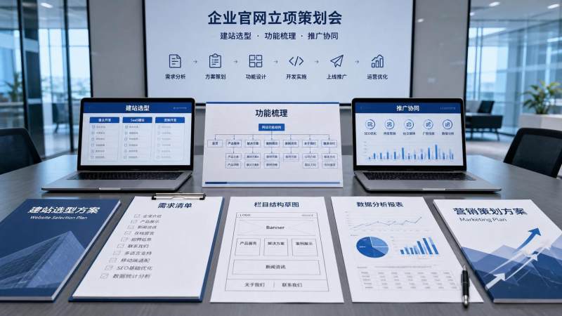 建站选型需求怎么梳理？企业官网立项前必看的需求清单