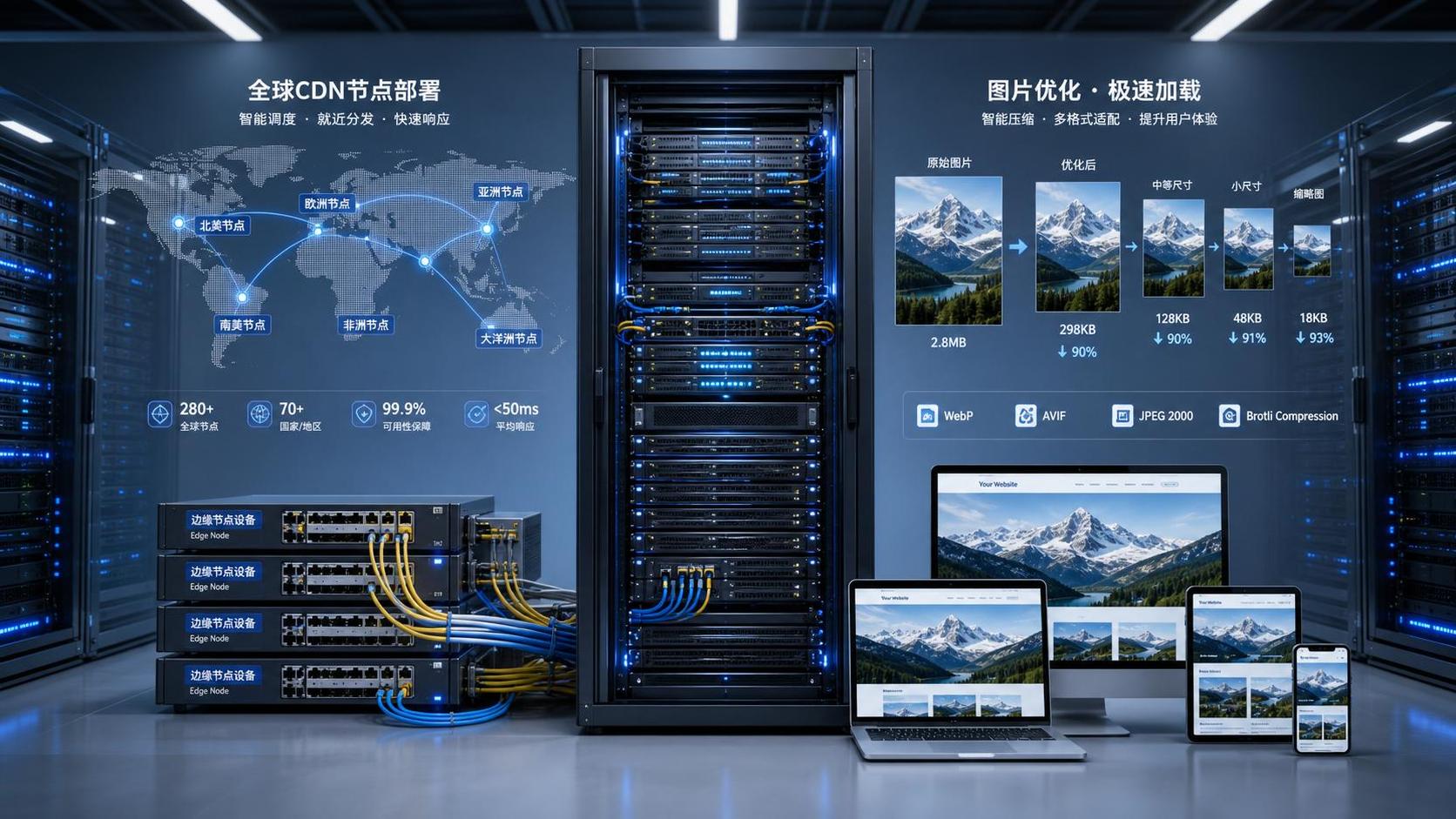 海外网站加速方案怎么选？CDN、图片优化与节点部署怎么搭配