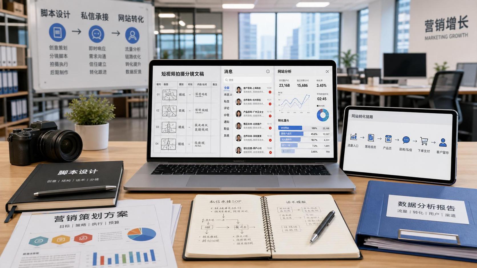 短视频询盘转化方法有哪些？从脚本设计到私信承接全流程拆解
