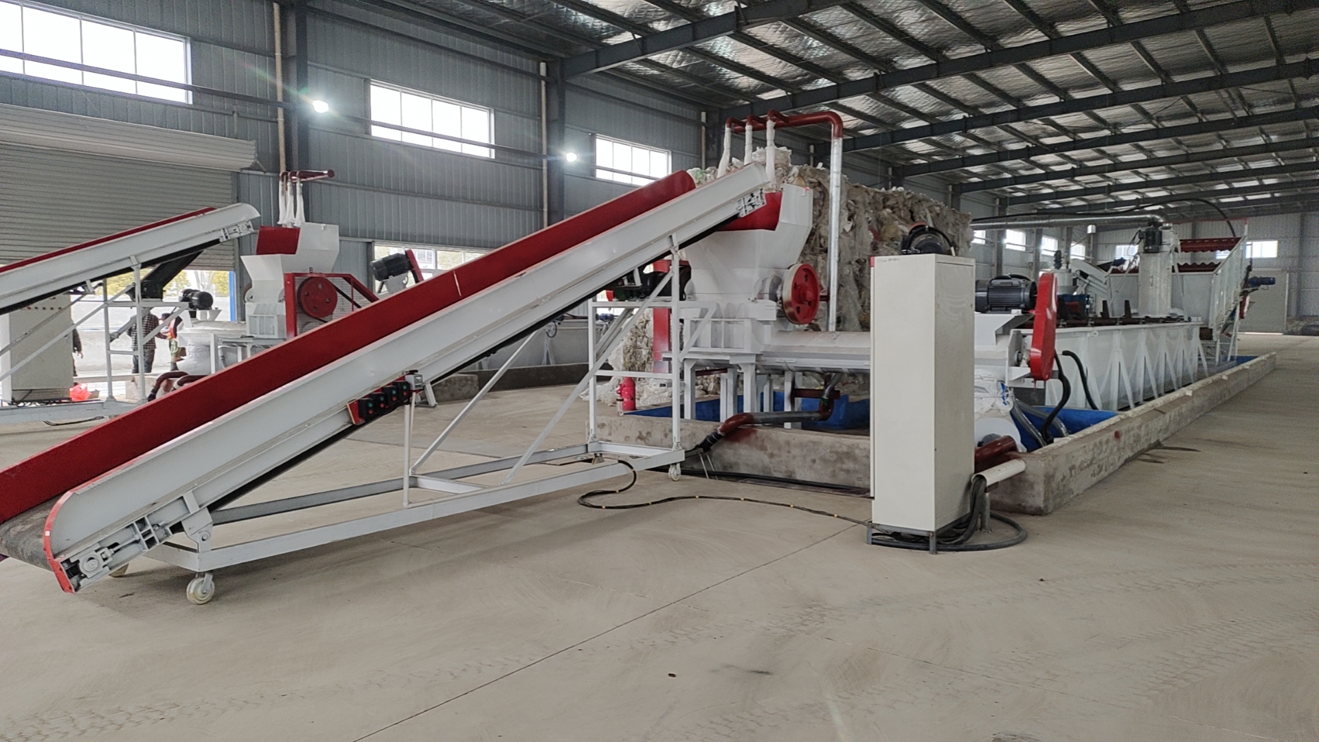 滁州PE膜、滴灌帶粉碎清洗線