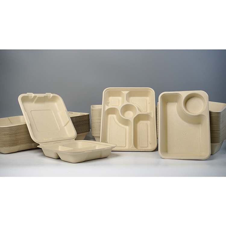 大五格本色分体餐盒