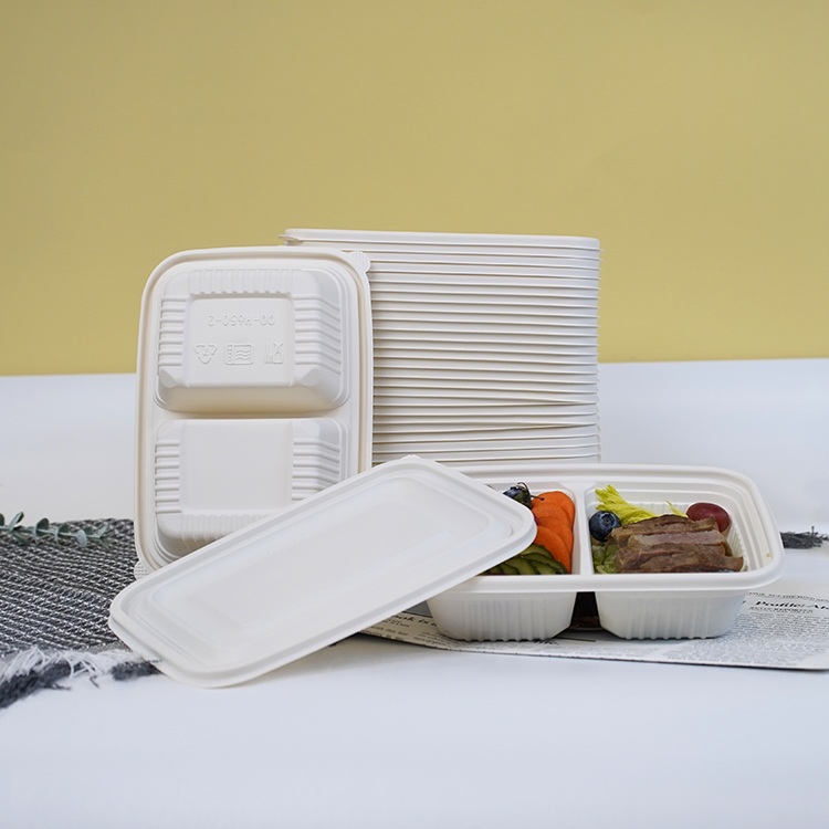方形餐盒雙格