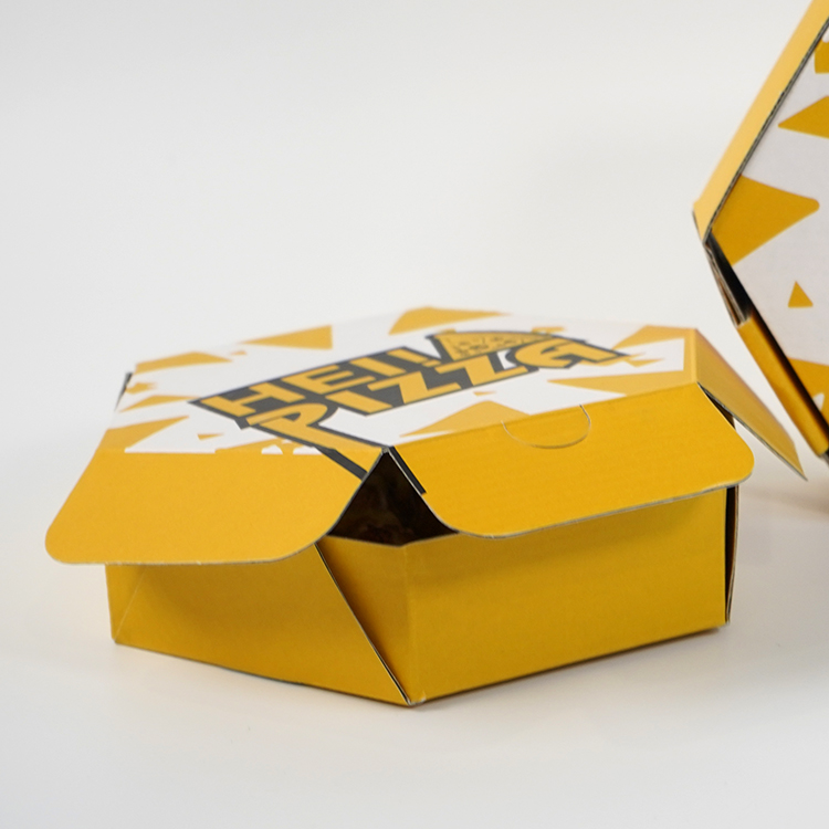 保温披萨盒（哑光膜，正六边形，内覆铝膜）