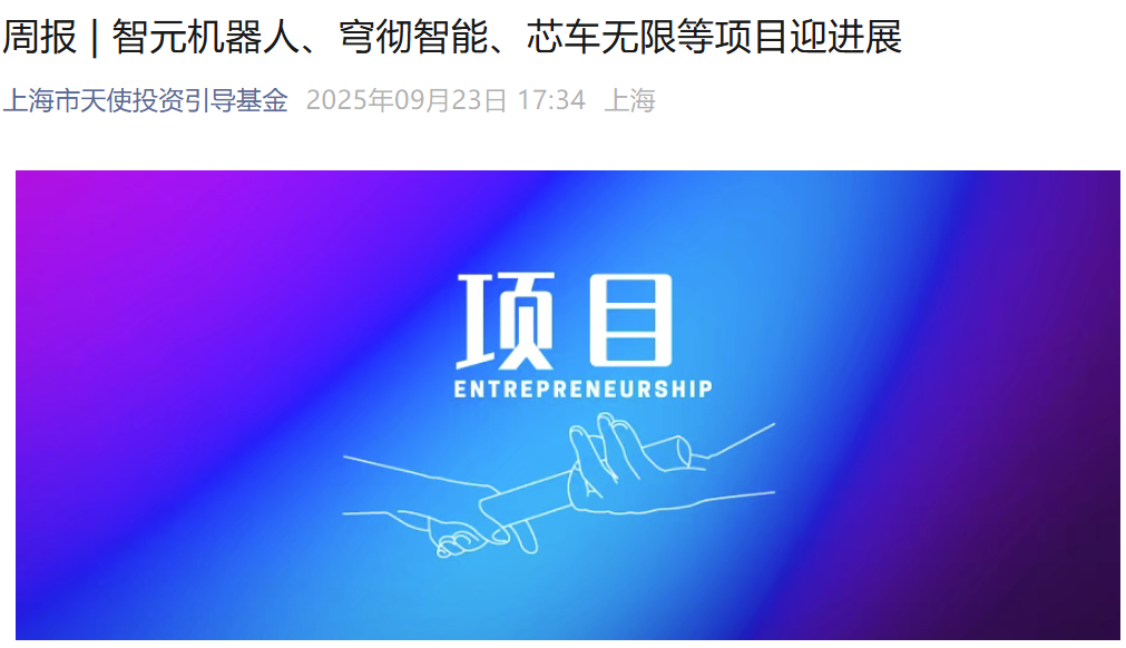RESOLAR and Zhiyuan Robot Receive Key Coverage from Shanghai Angel Capital Guiding Fund RESOLAR and Zhiyuan Robot Receive Key Coverage from Shanghai Angel Capital Guiding Fund