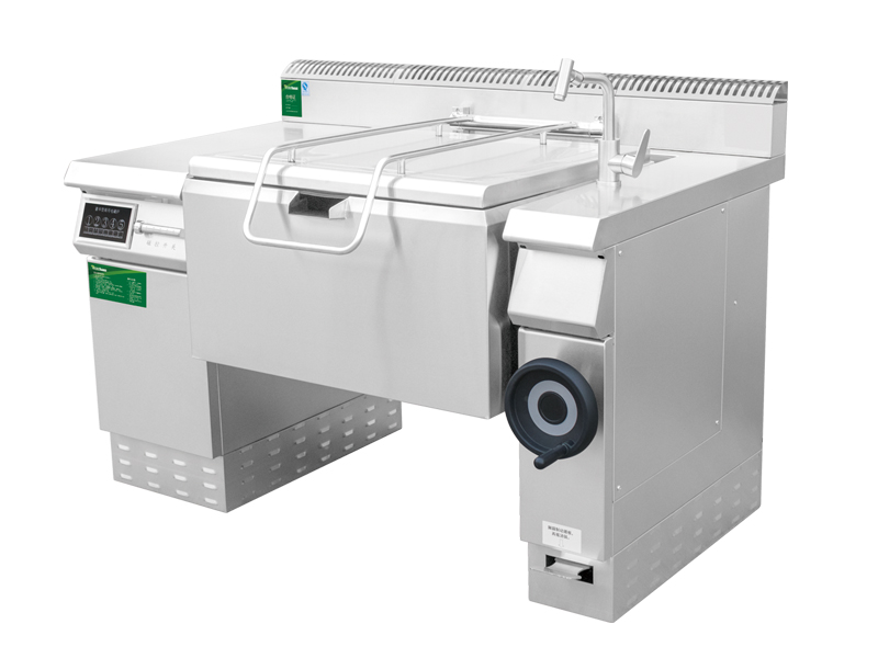 可倾式平底炒锅