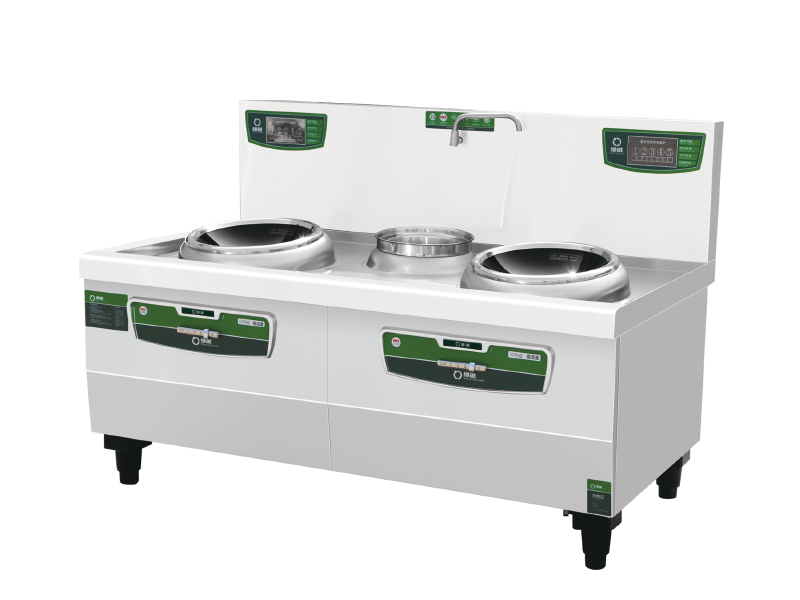 绿磁双炒单尾炒炉