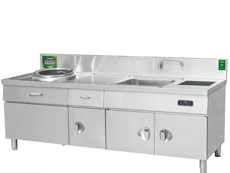 电磁单500小炒单水池单平头炉