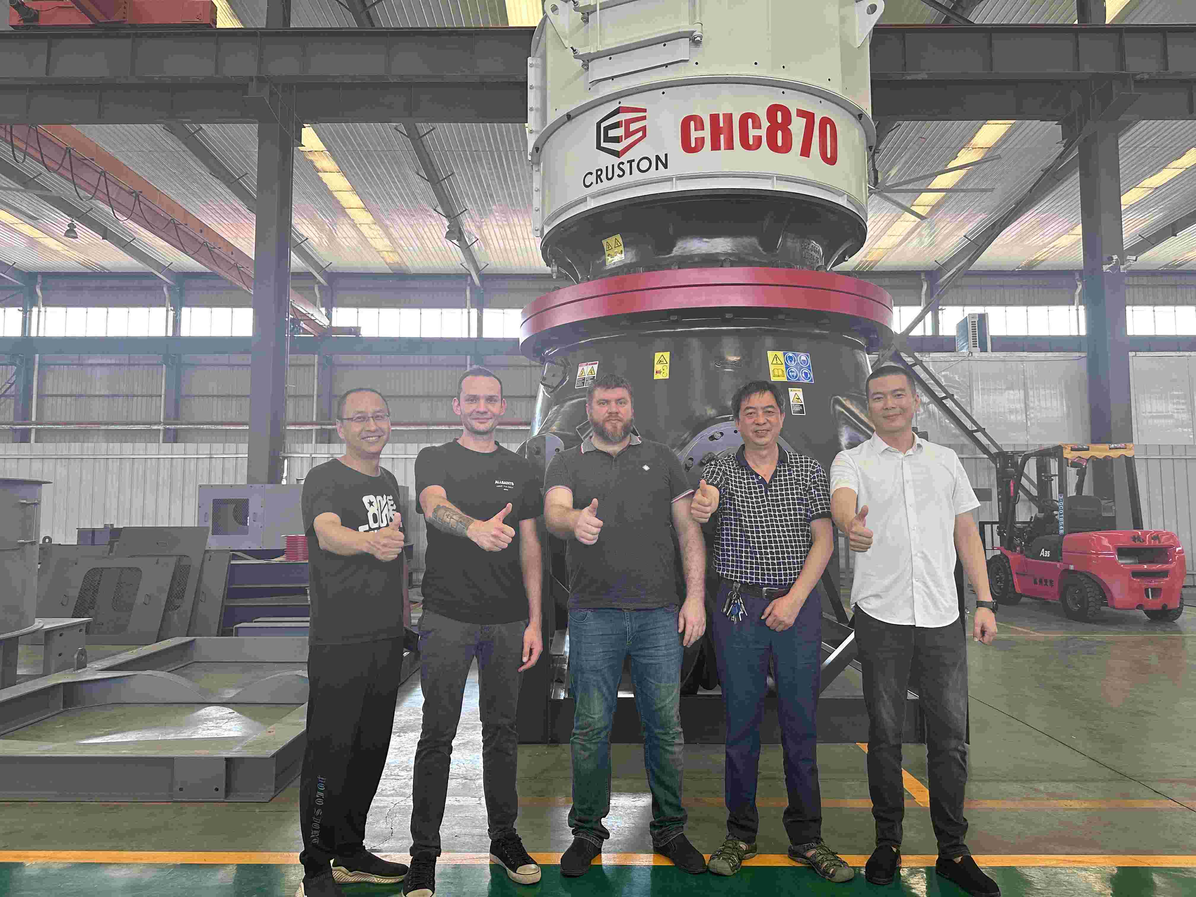 热烈欢迎俄罗斯客户莅临验收