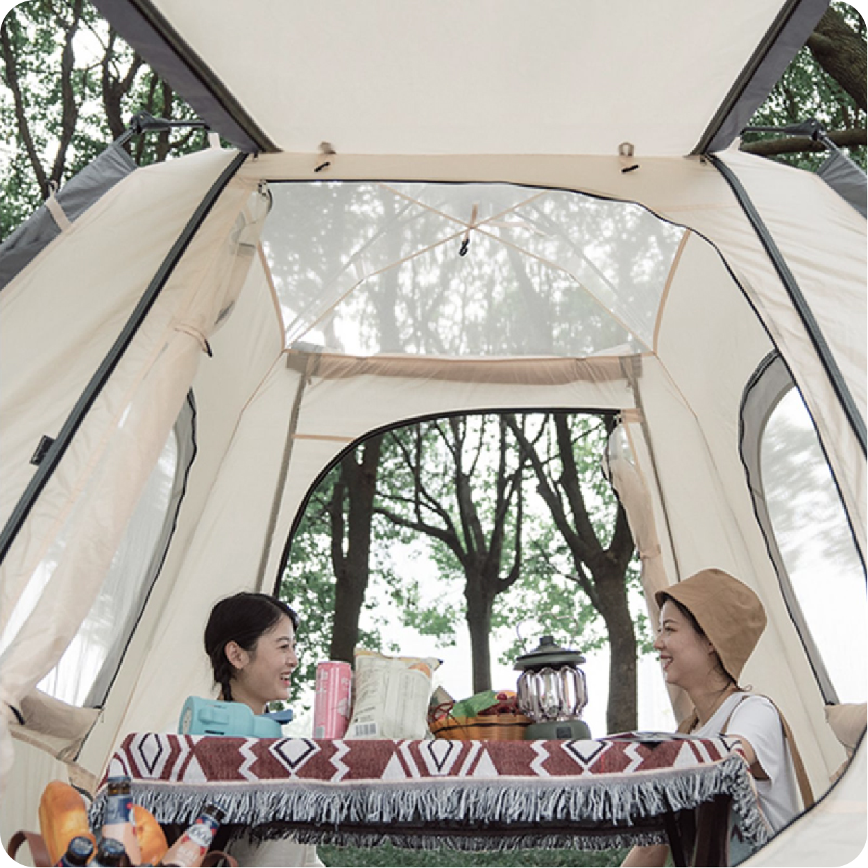 铝杆便携折叠帐篷