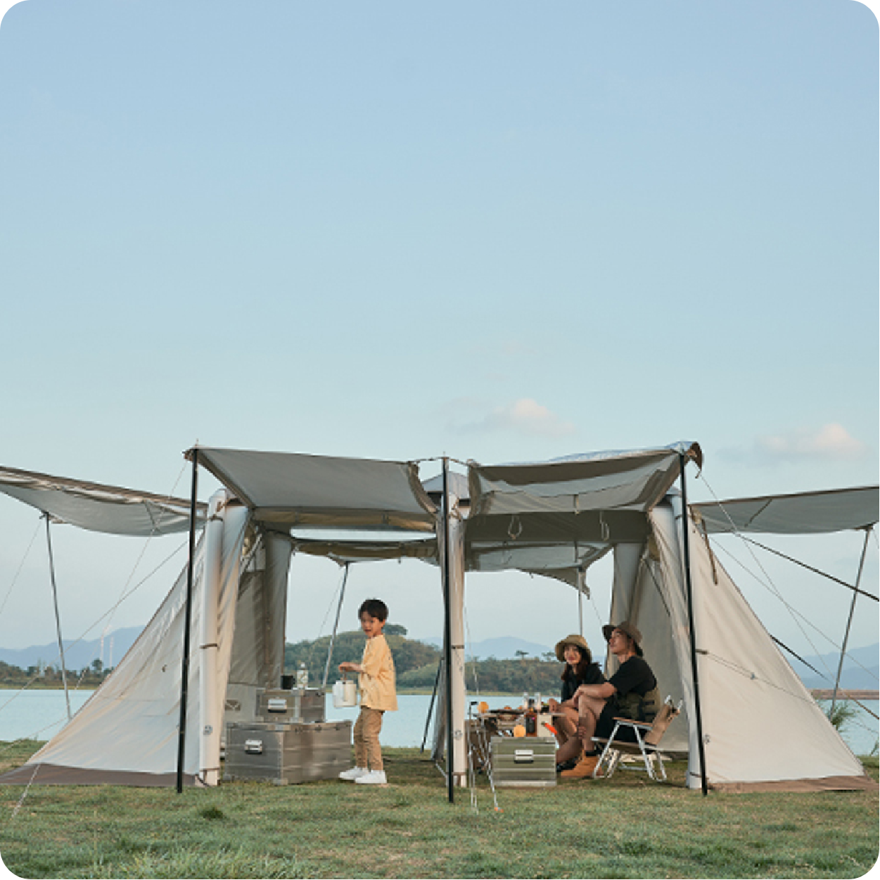 梯形充气隧道帐