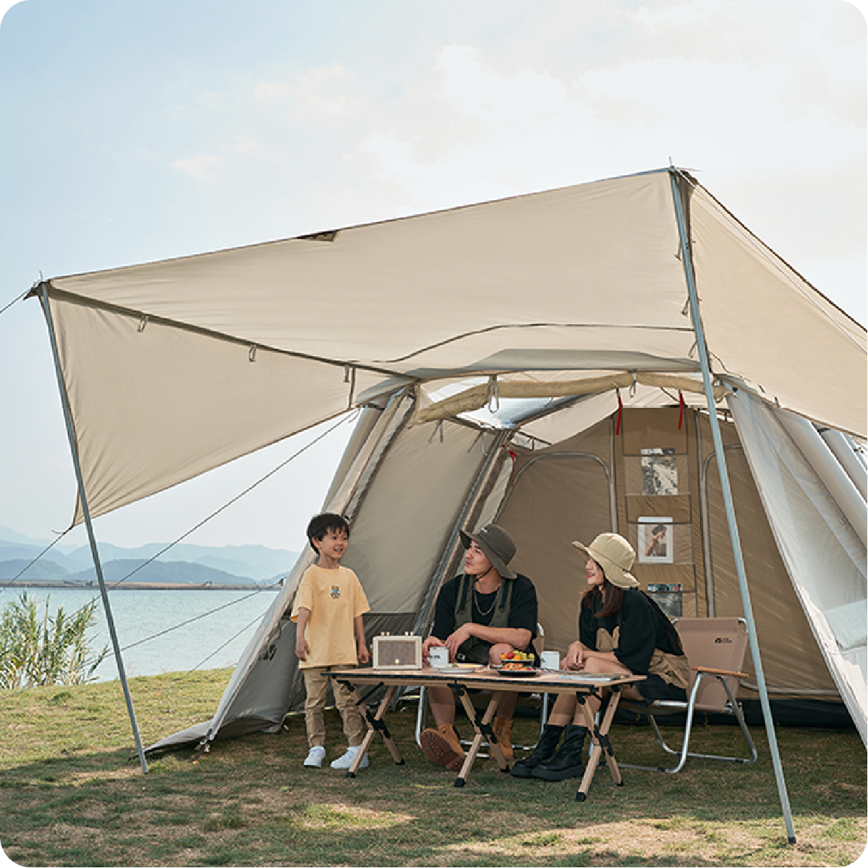 梯形充气隧道帐