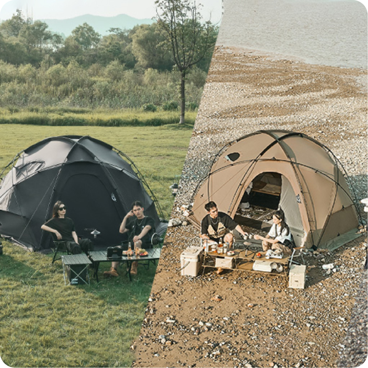 星月 半球形帐篷