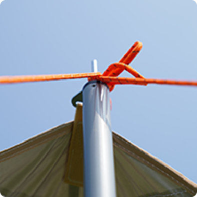 莫兰迪五分格pu涂层天幕