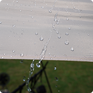 皓月灰四角黑胶天幕