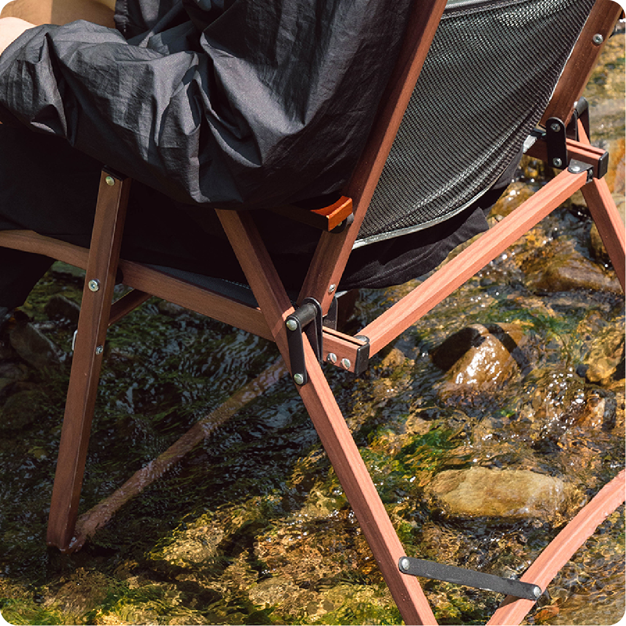 莫兰迪铝合金克米特椅