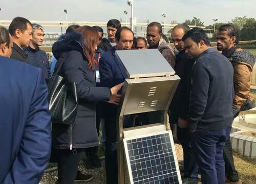 国际友人参观学习徐州伟思蒸发站