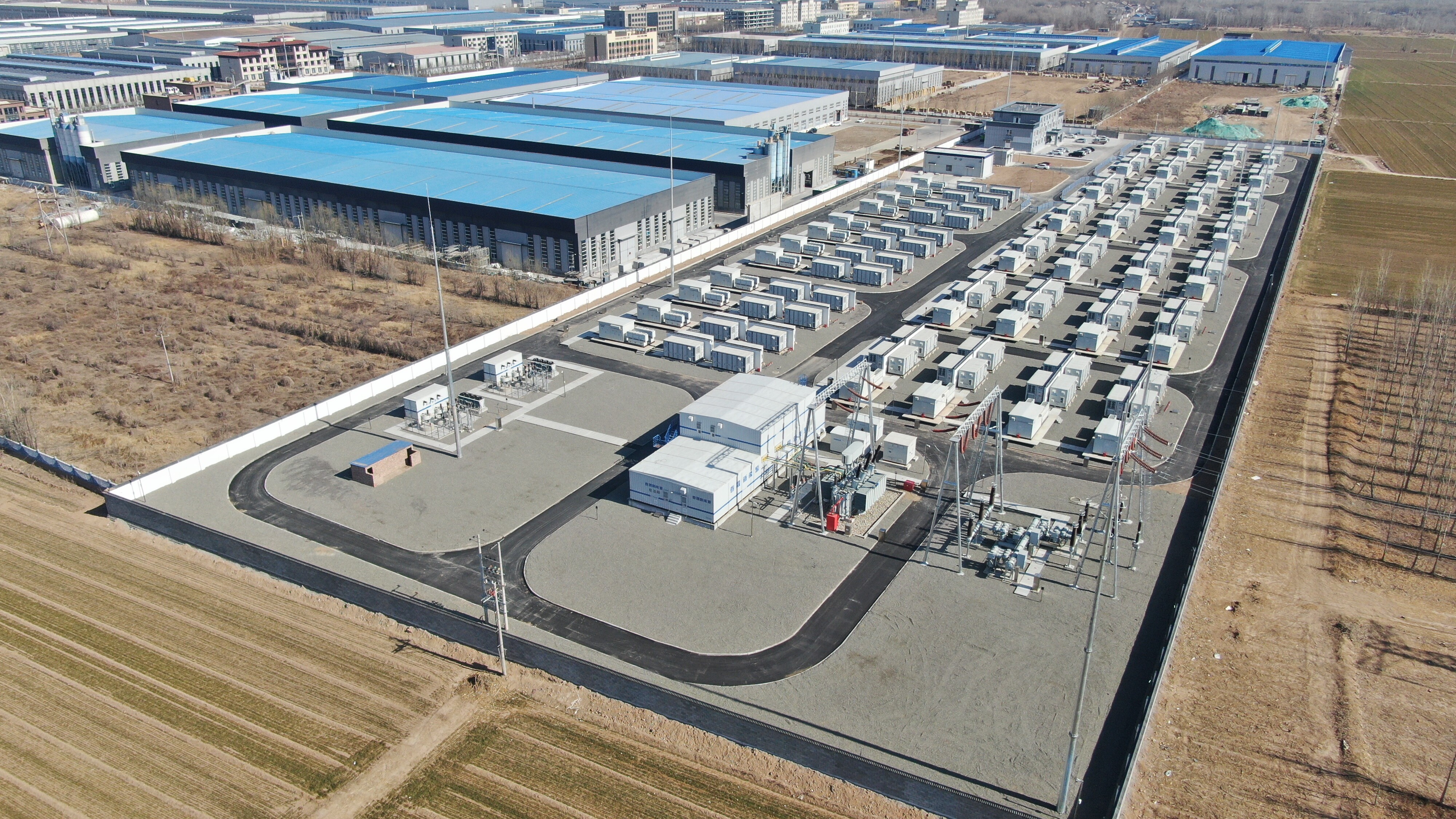 衡水春晟200MW/800MWH的电网侧独立储能电站