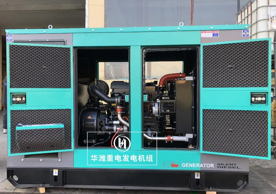 潍柴100kW/125kVA静音发电机组展示